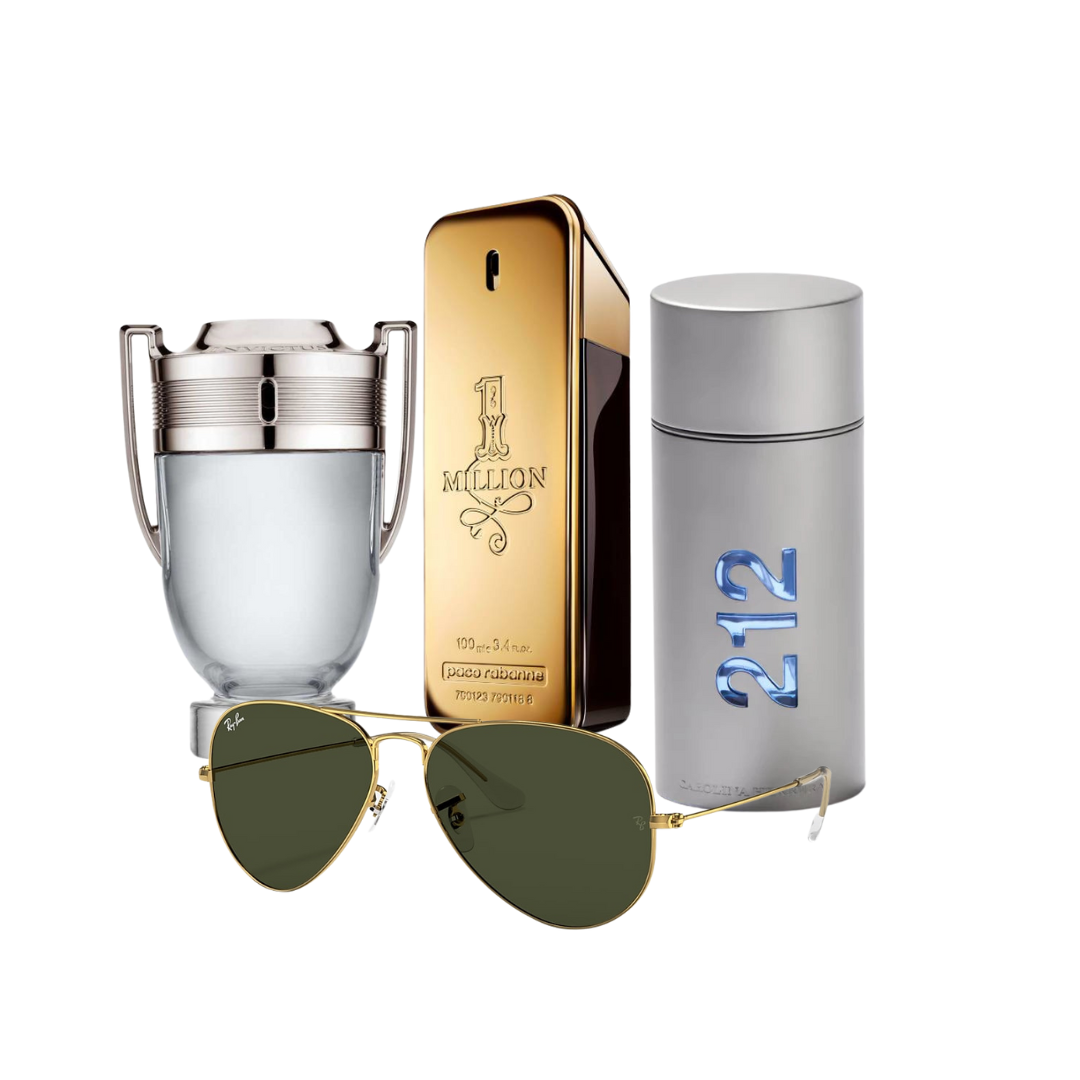 3 PERFUMES + GAFAS
